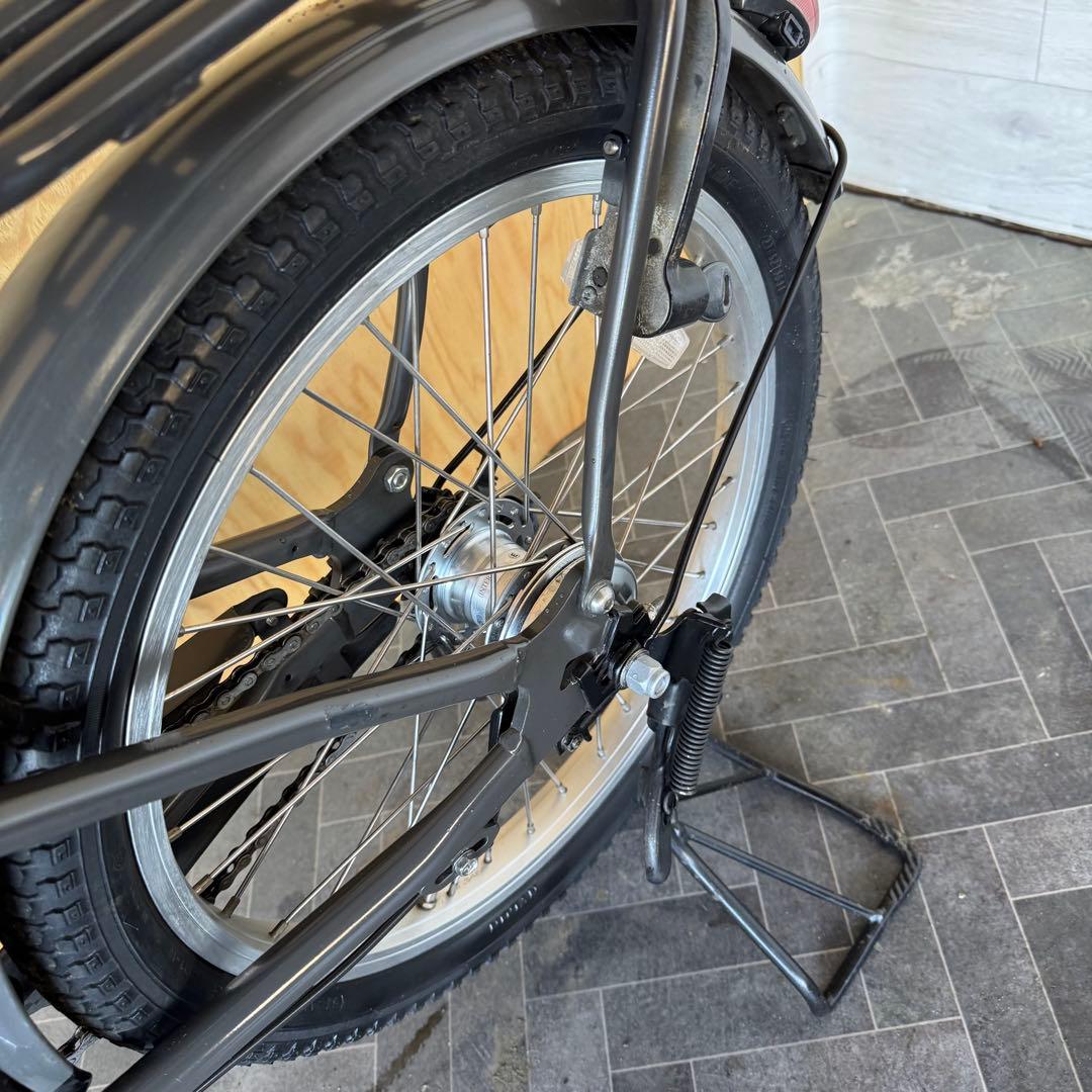 bikke 電動アシスト自転車 グレー バスケット付き