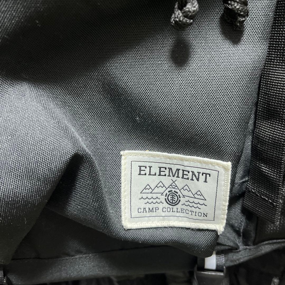 ELEMENT CAMP COLLECTION ブラックリュック