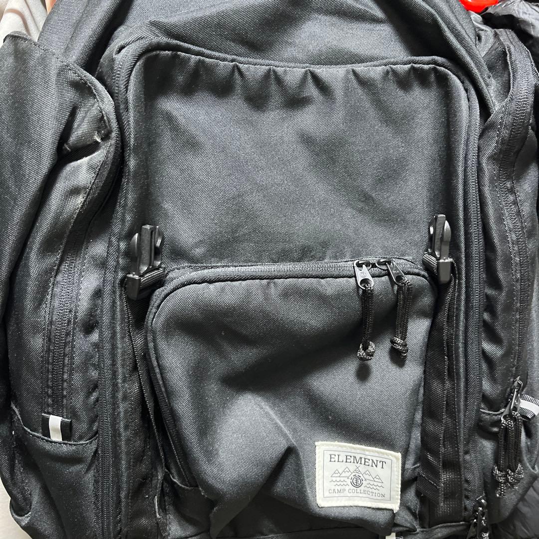 ELEMENT CAMP COLLECTION ブラックリュック