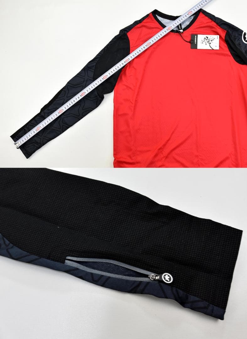 Assos★アソス Trail 長袖ジャージ size:M ロドレッド