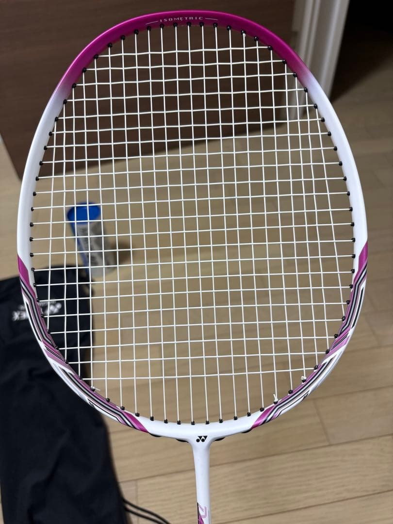 YONEX バドミントンラケット ホワイト/ピンク　NANORAY 60