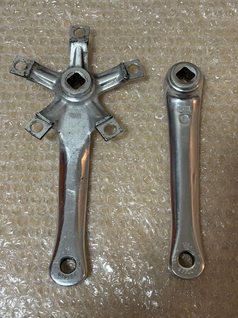 ［レア］SUGINO 王冠ロゴ クランク　左右160mm BCD110 スクエア