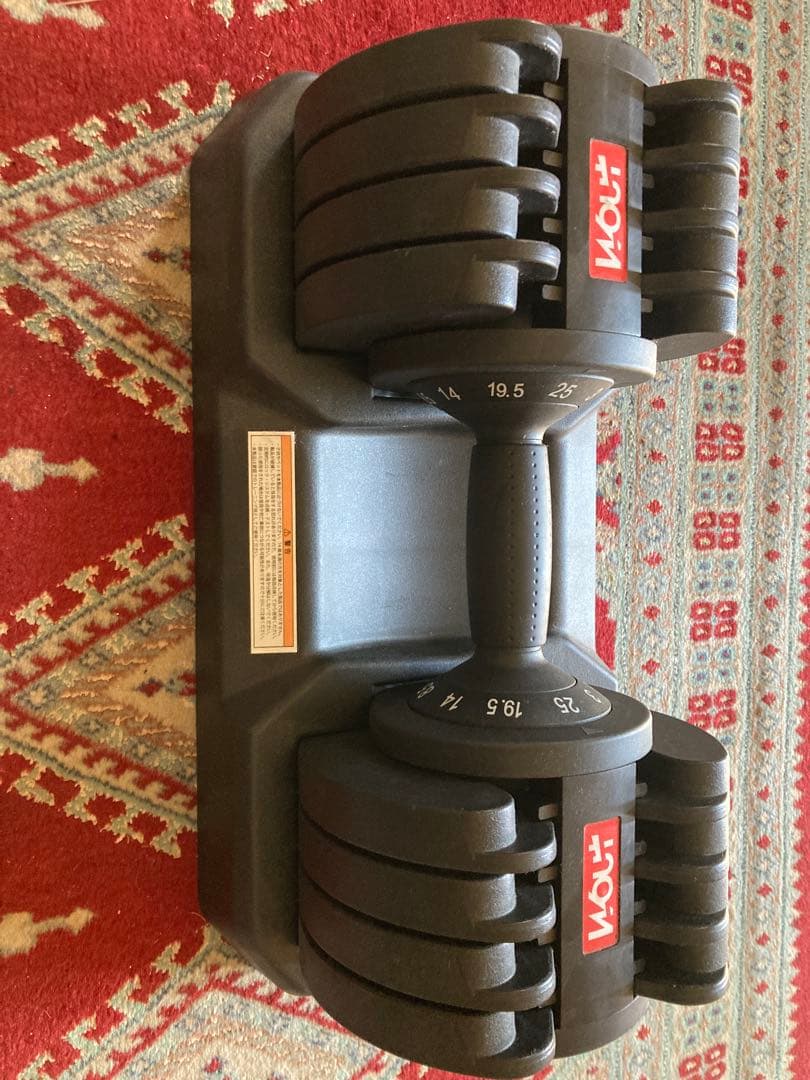 ① NOU 可変式ダンベル 25kg