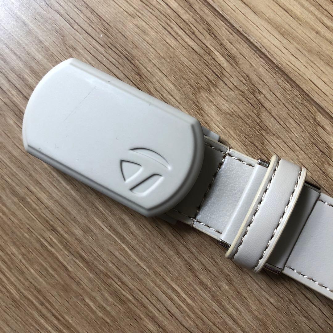 ☪️テーラーメイド☪️レディース⛳️TMロゴバックルベルト✨美品✨ベージュ