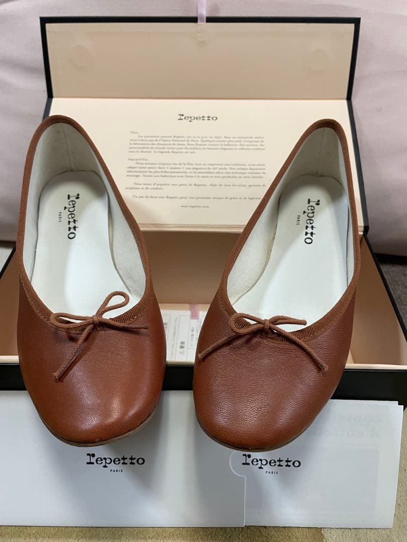 ytt@@@ 【美品】★repettoレペット　バレエシューズ