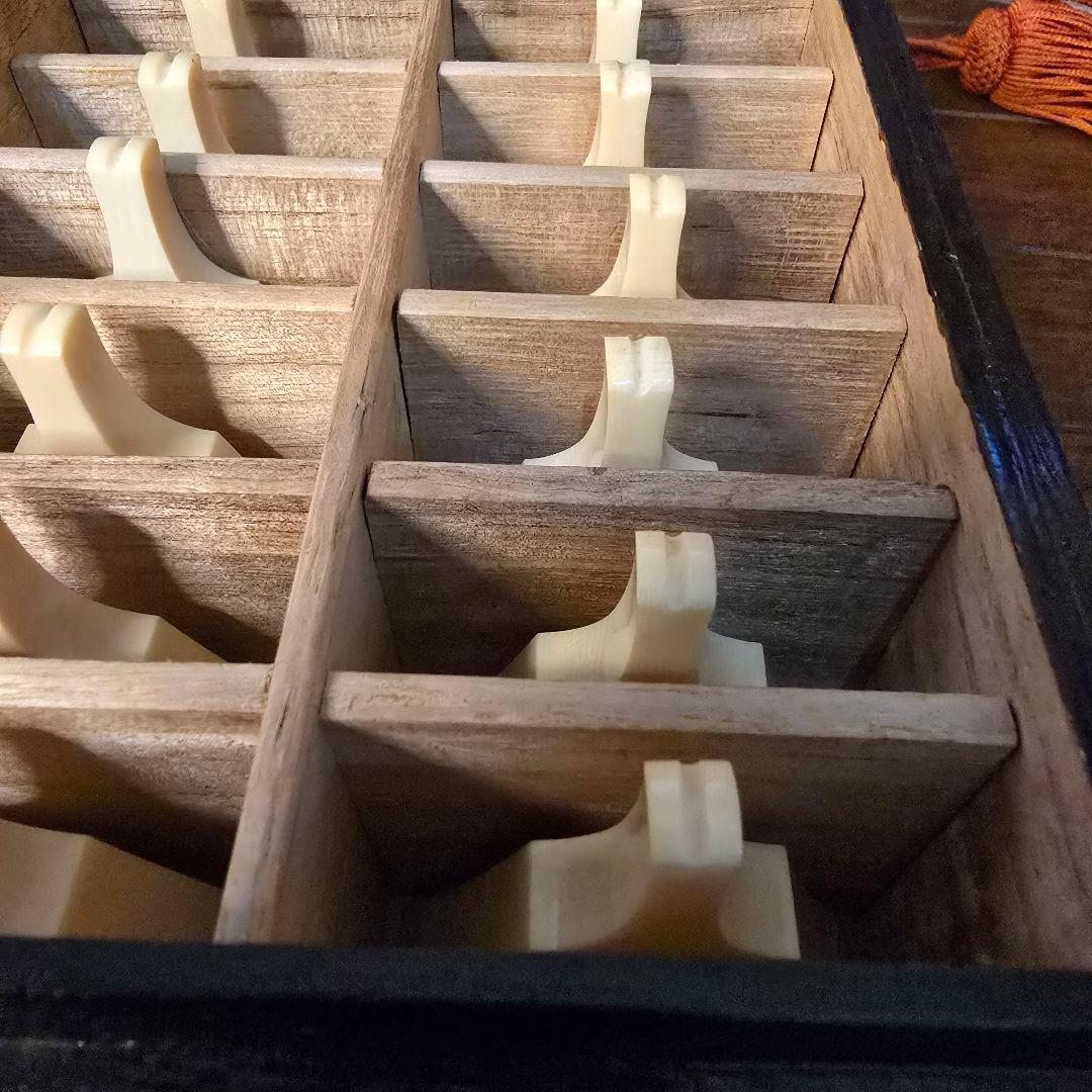 天然素材製 琴柱 桐箱入り