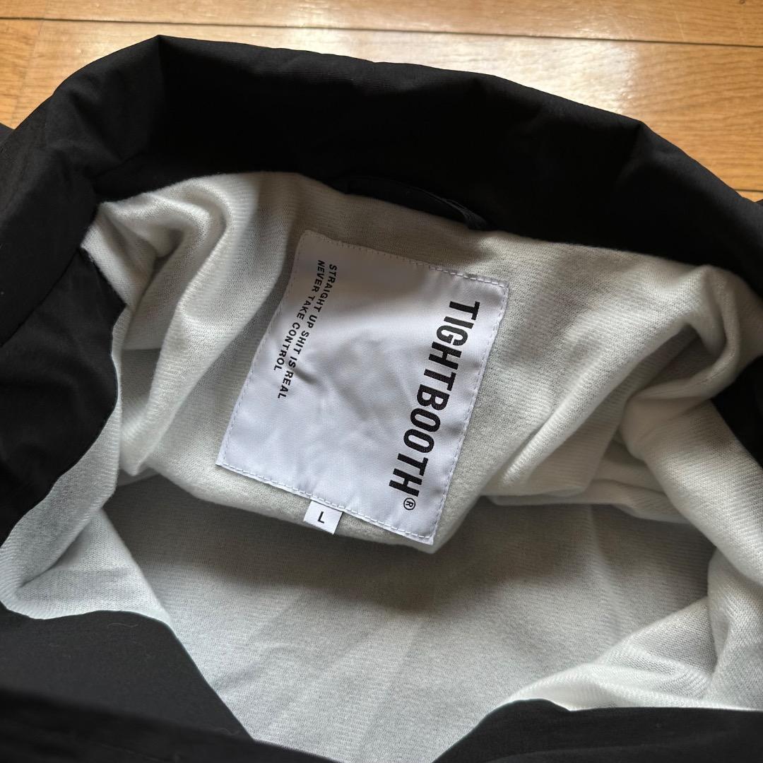 メンズウェア TIGHTBOOTHSTRAIGHT UP COACH JKT/ BK / L