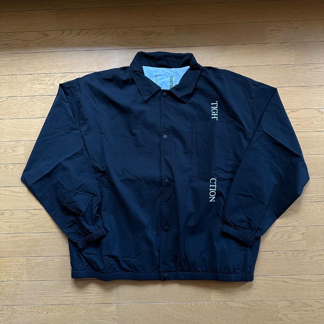 メンズウェア TIGHTBOOTHSTRAIGHT UP COACH JKT/ BK / L
