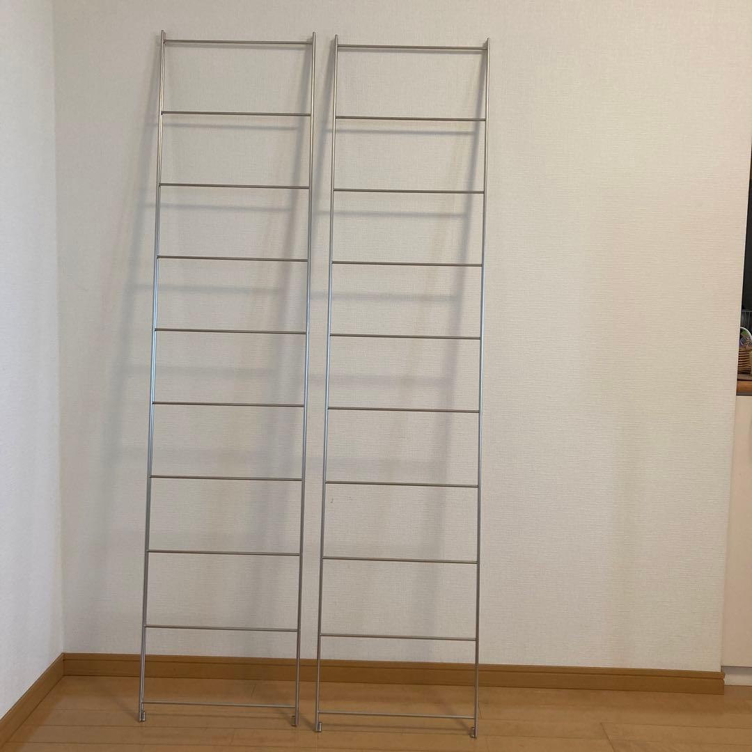 ★無印良品★ ステンレスユニットシェルフ大　オーク材棚セット