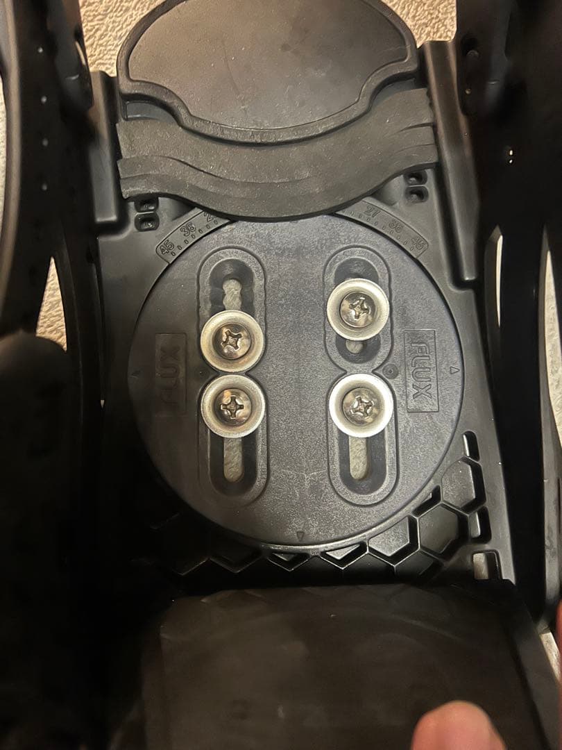 FLUX DS 25-26 スノーボードビンディング ブラック L