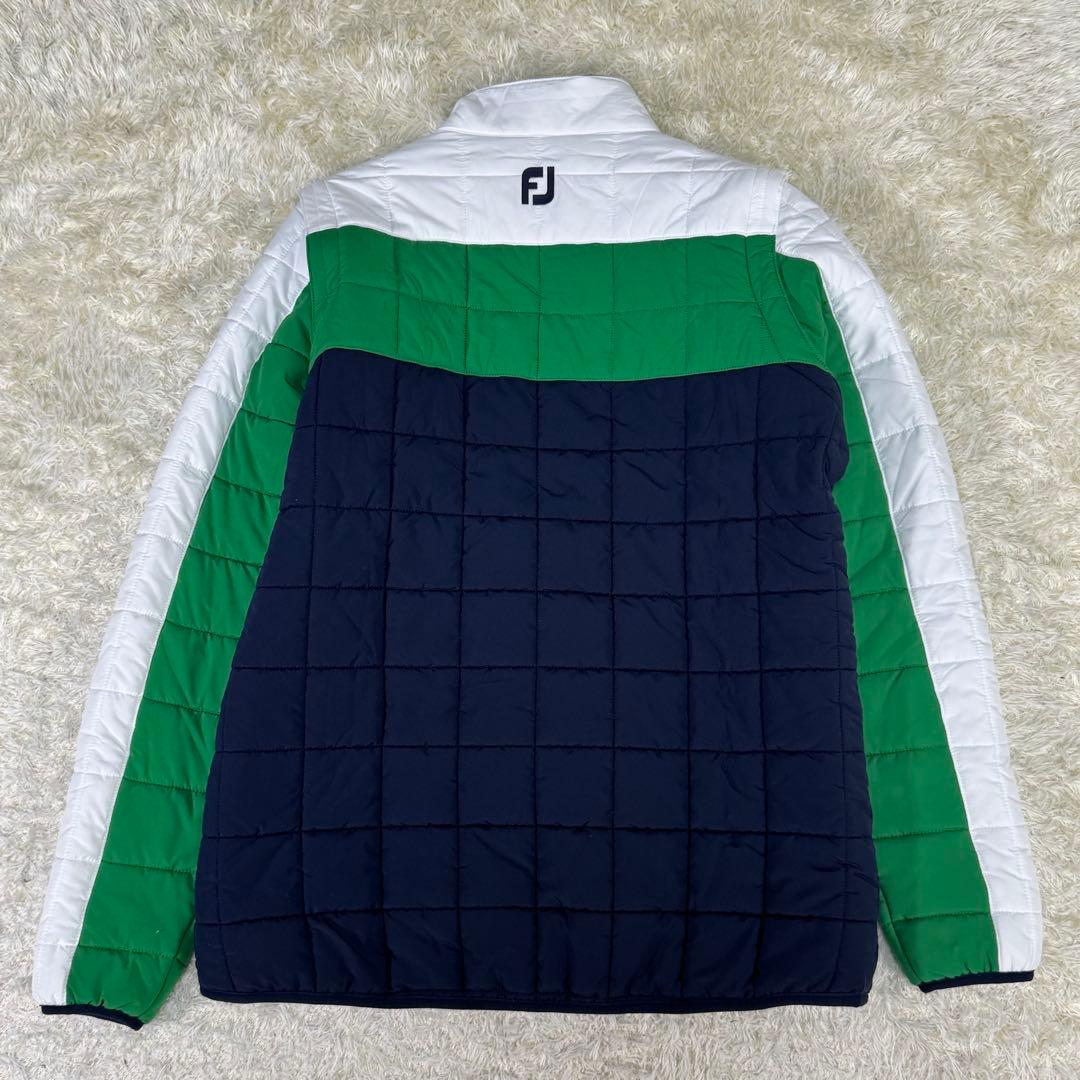 【美品】フットジョイ　中綿　フルジップパデットジャケット　２way　M
