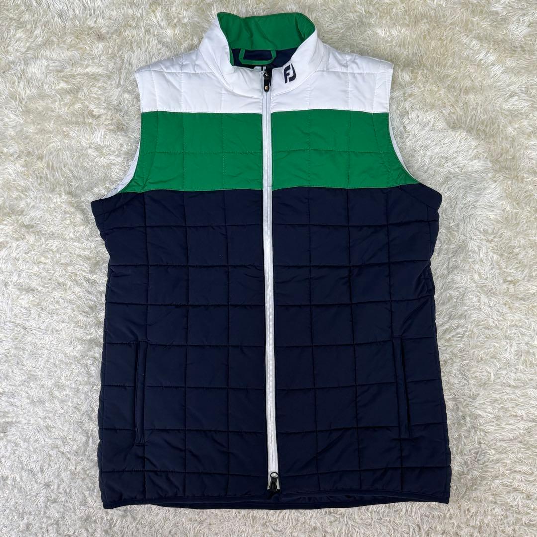 【美品】フットジョイ　中綿　フルジップパデットジャケット　２way　M