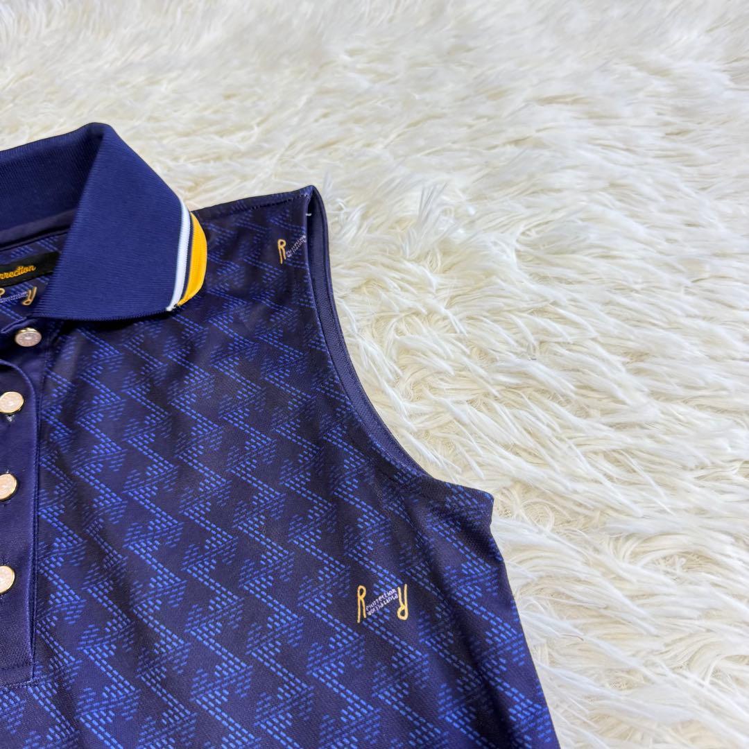 【レザレクション】美品 ワンピース ノースリーブ 総柄 グラデーション S