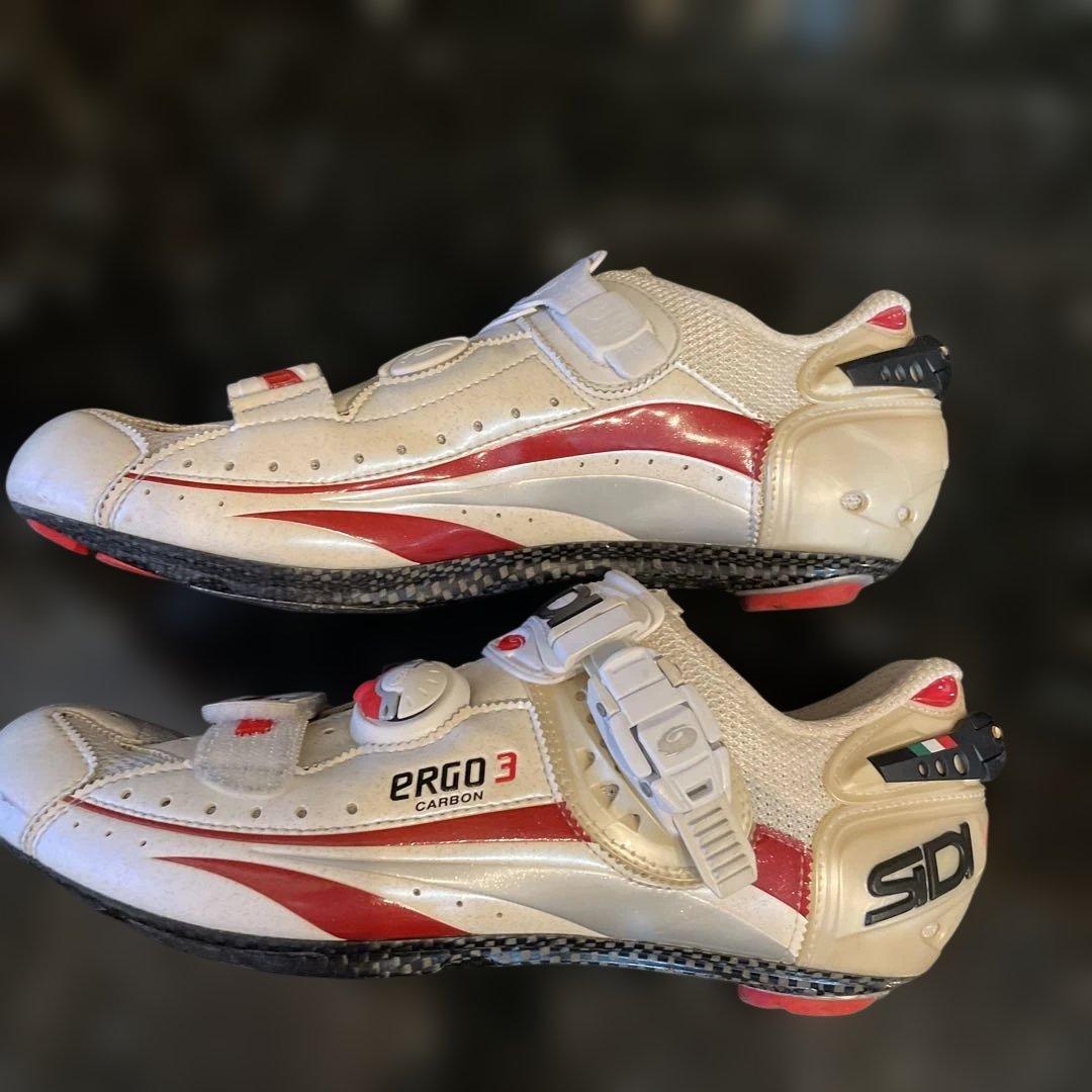専用です。SIDI ERGO 3 CARBON ホワイト/レッド サイズ43