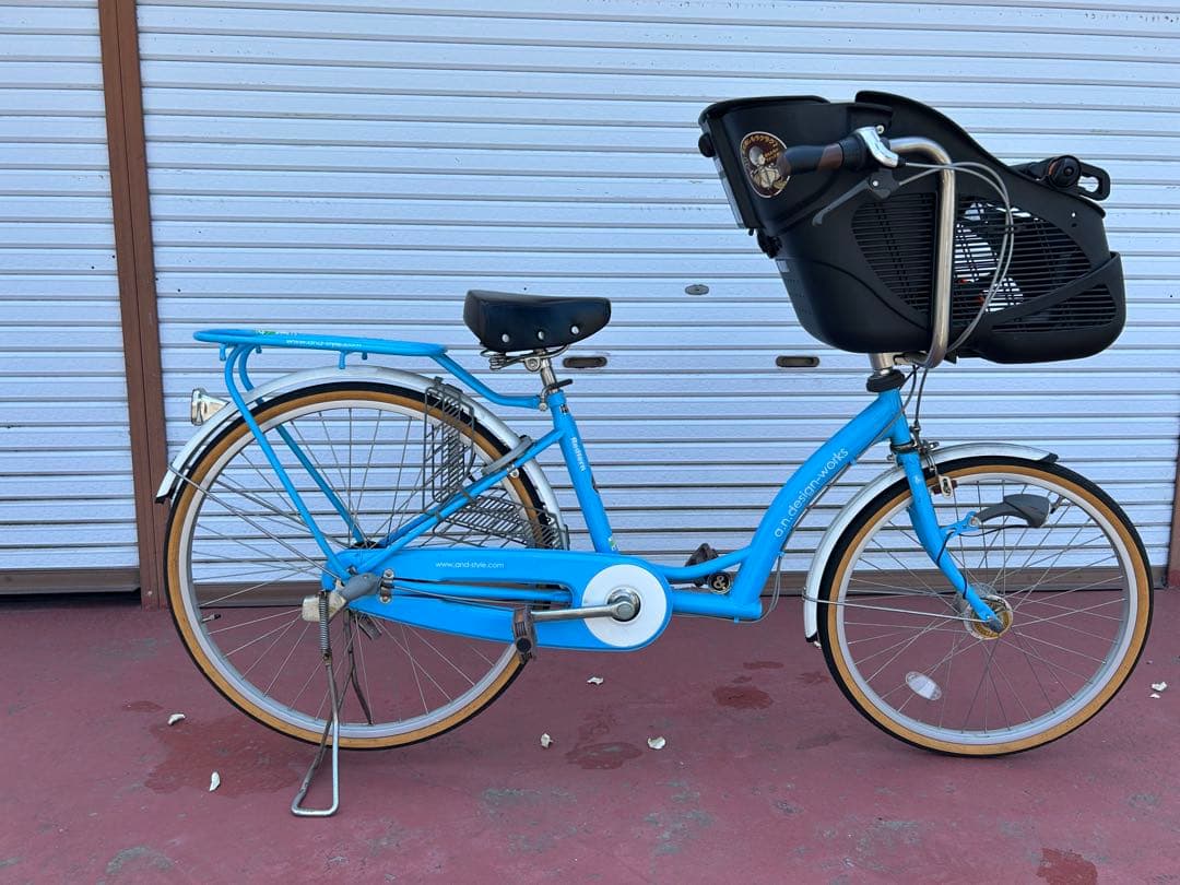 子供乗せ　中古非電動自転車3人乗り対応26インチ　⭐︎引き取りのみ