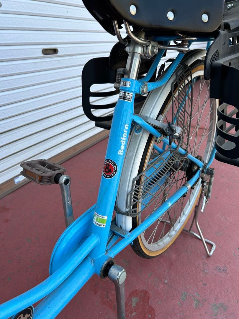 子供乗せ　中古非電動自転車3人乗り対応26インチ　⭐︎引き取りのみ