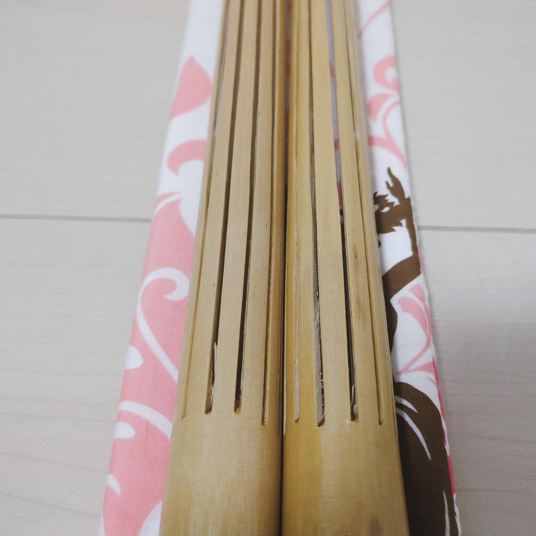 【美品】フラダンス用楽器 プイリ ラオス製 キーパー・ケース付属 50cm 竹製