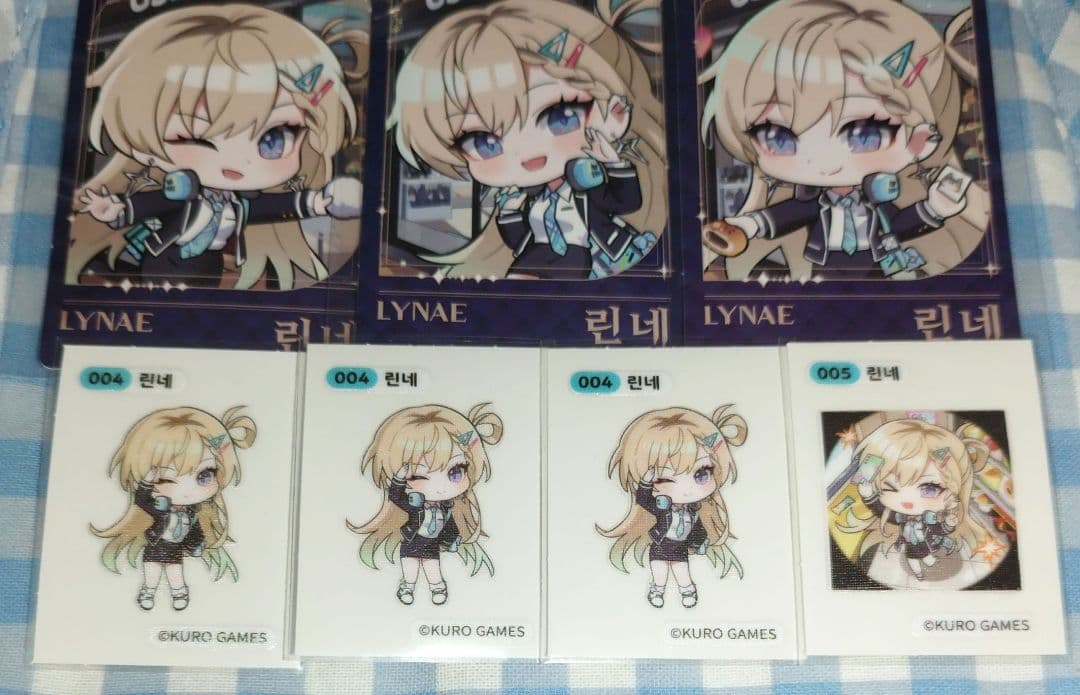 韓国限定 【GS25 × 鳴潮】フォトカード ティブティブシール　リンネー