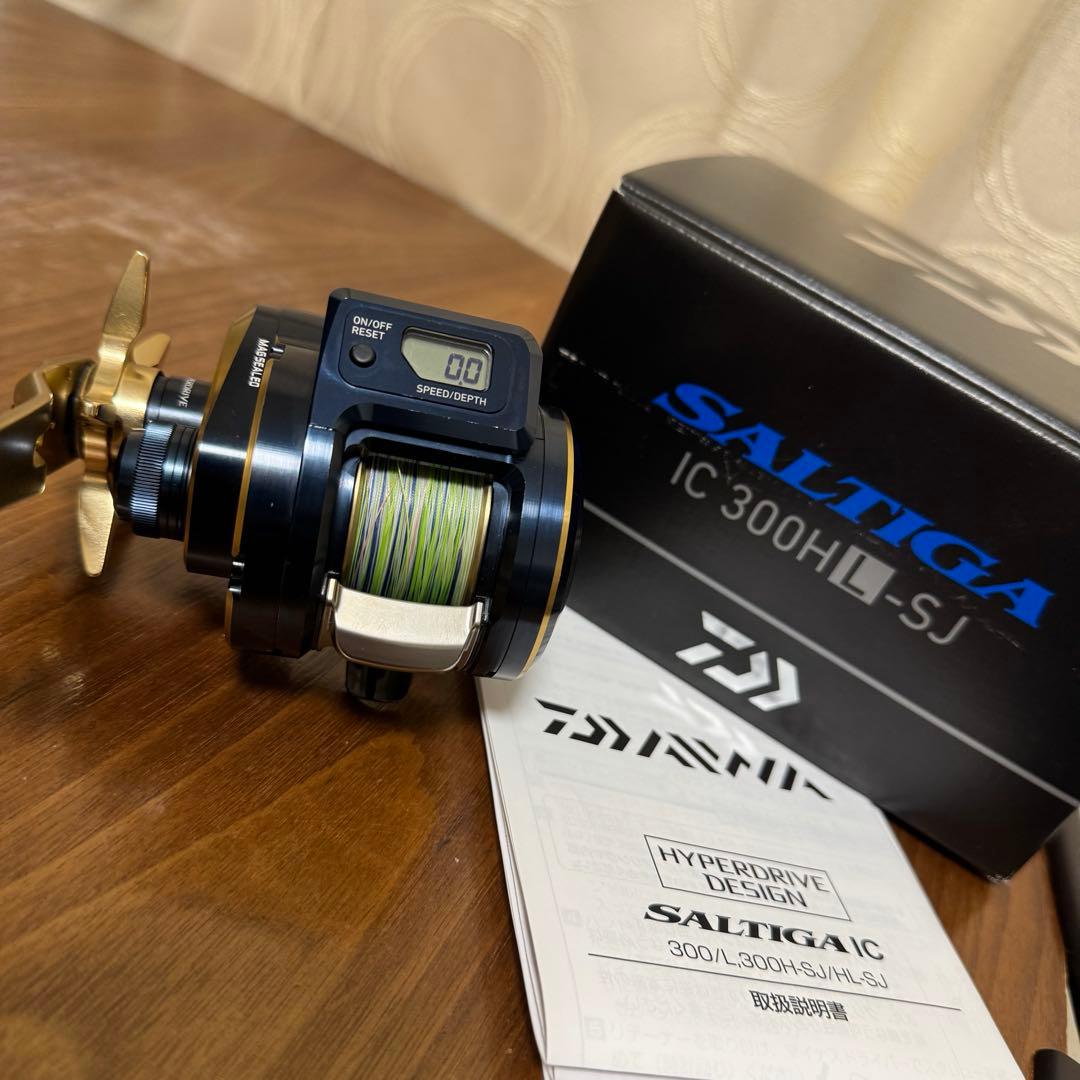 【美品】DAIWA ソルティガic SALTIGA IC-300HL-SJ