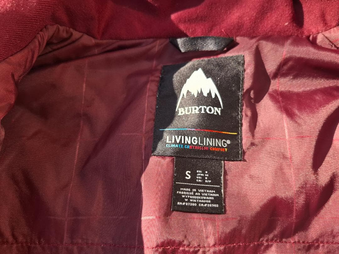22-23 ウィメンズ Sサイズ Burton ジェットセット 2L ジャケット