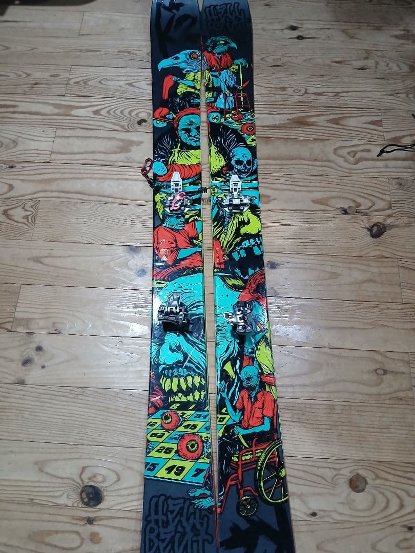 K2 ヘルベント　169cm ファットスキー