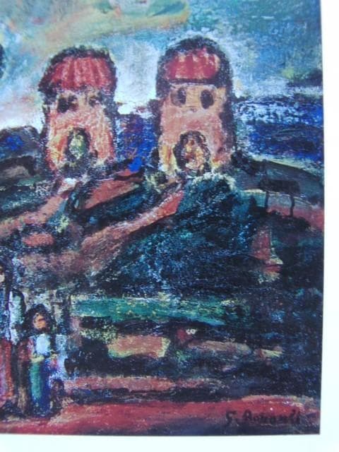 ジョルジュ・ルオー、秋（ナザレ）、希少な画集より、状態良好、新品高級額