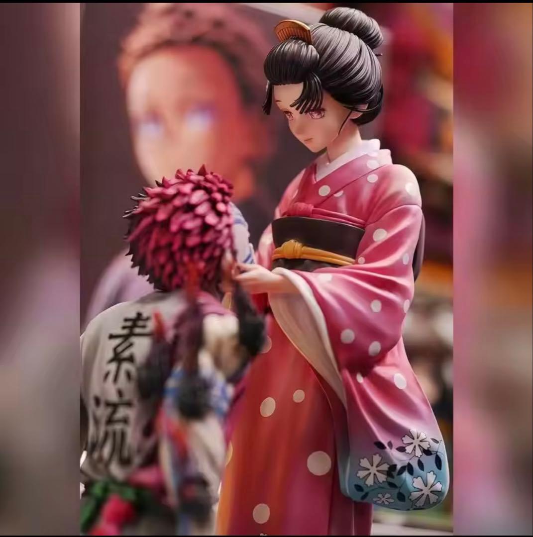 『鬼滅の刃』猗窩座と恋雪のキャラクターフィギュア　海外限定ガレージキット