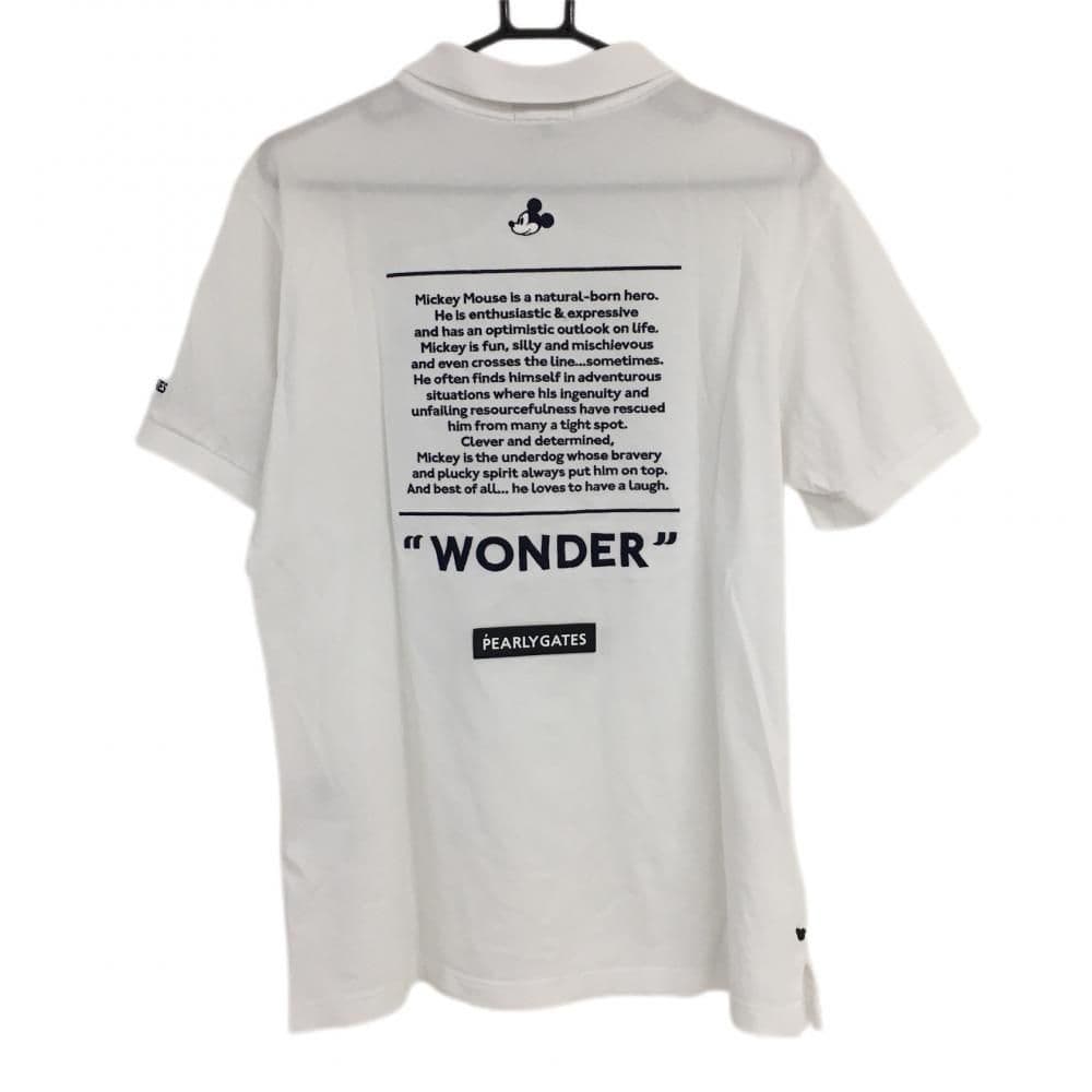 パーリーゲイツ　　WONDER / MICKEY　ディズニー100周年シャツ