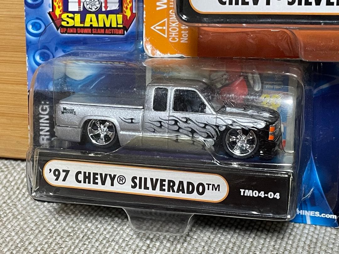 '97 シボレー C1500 マッスルマシーン トラッキン truckin 銀