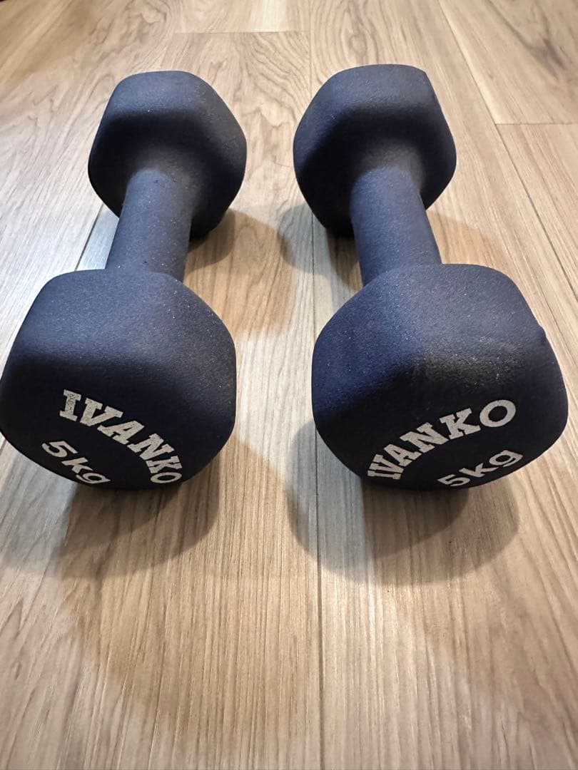 IVANKO 5kg ダンベル 2個セット