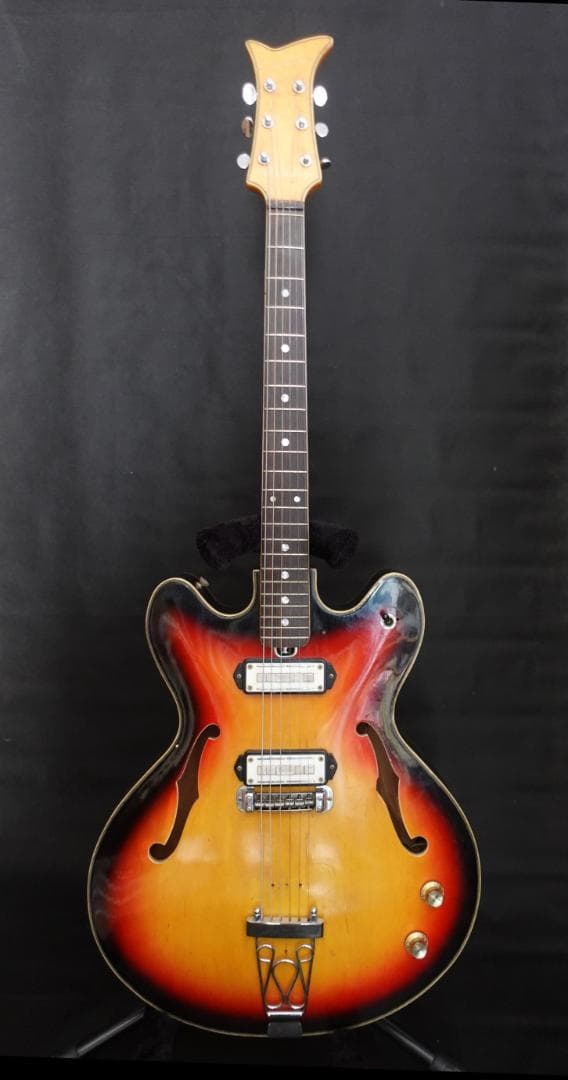 【期間限定値下げ】60年代製 Teisco Vegas-66 フルアコギター