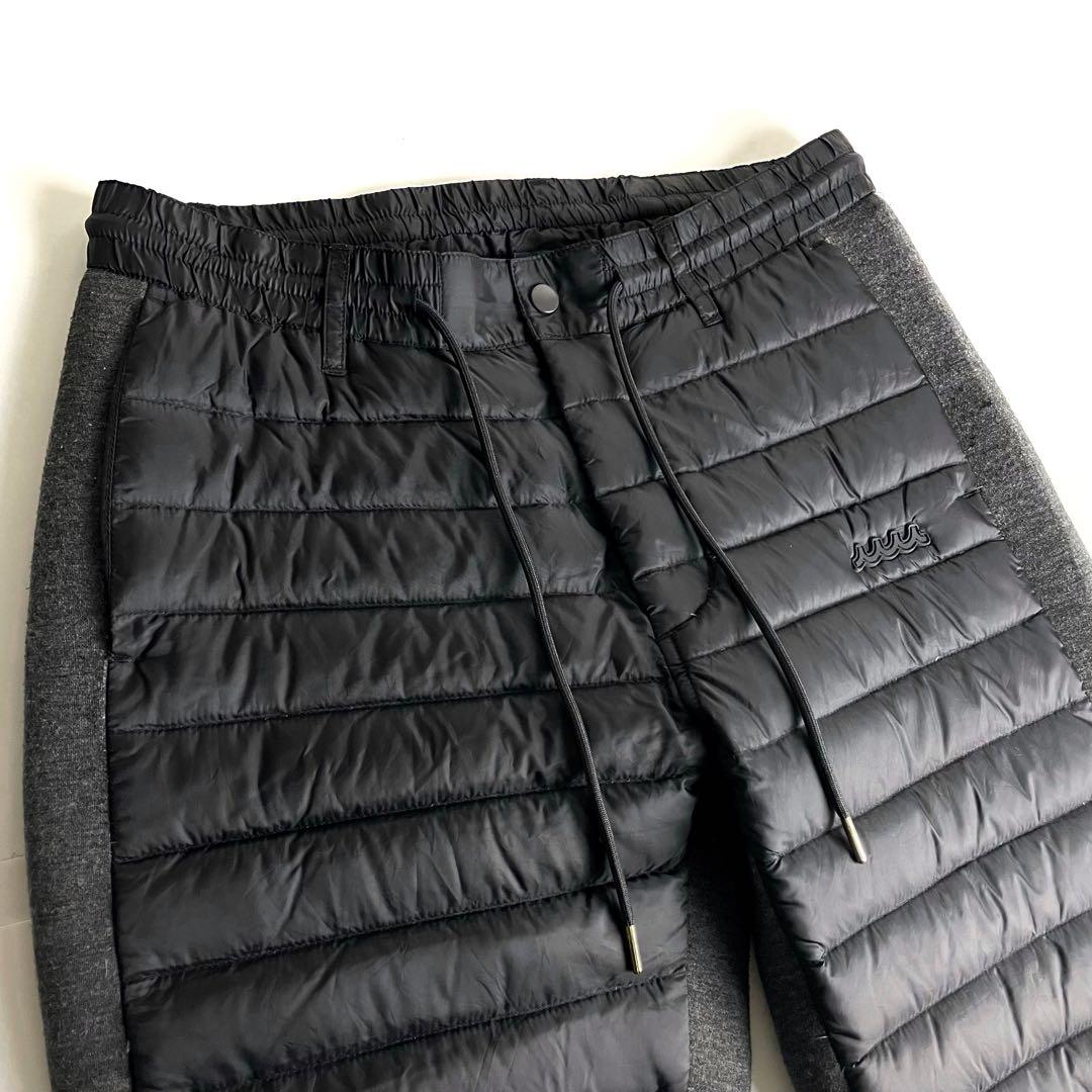 muta MARINE キルティング ダウンパンツ 切り替え ストレッチ