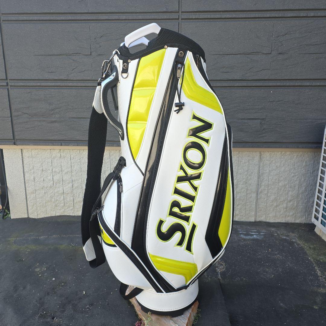 Srixon キャディバッグ ホワイト/イエロー