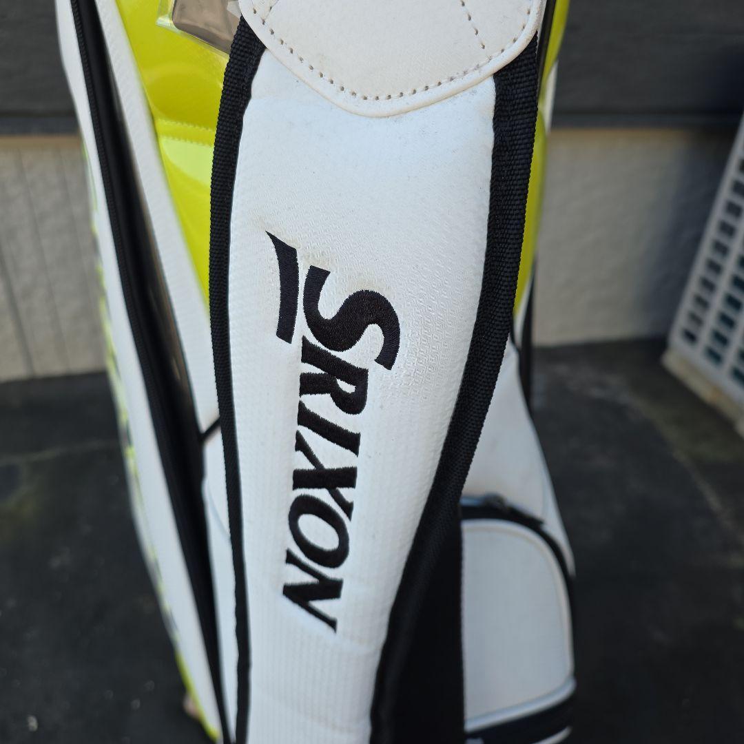 Srixon キャディバッグ ホワイト/イエロー