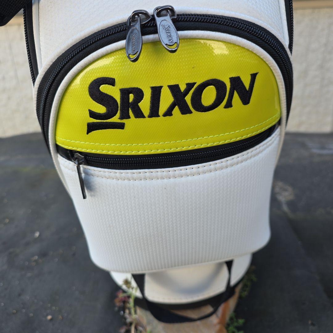 Srixon キャディバッグ ホワイト/イエロー