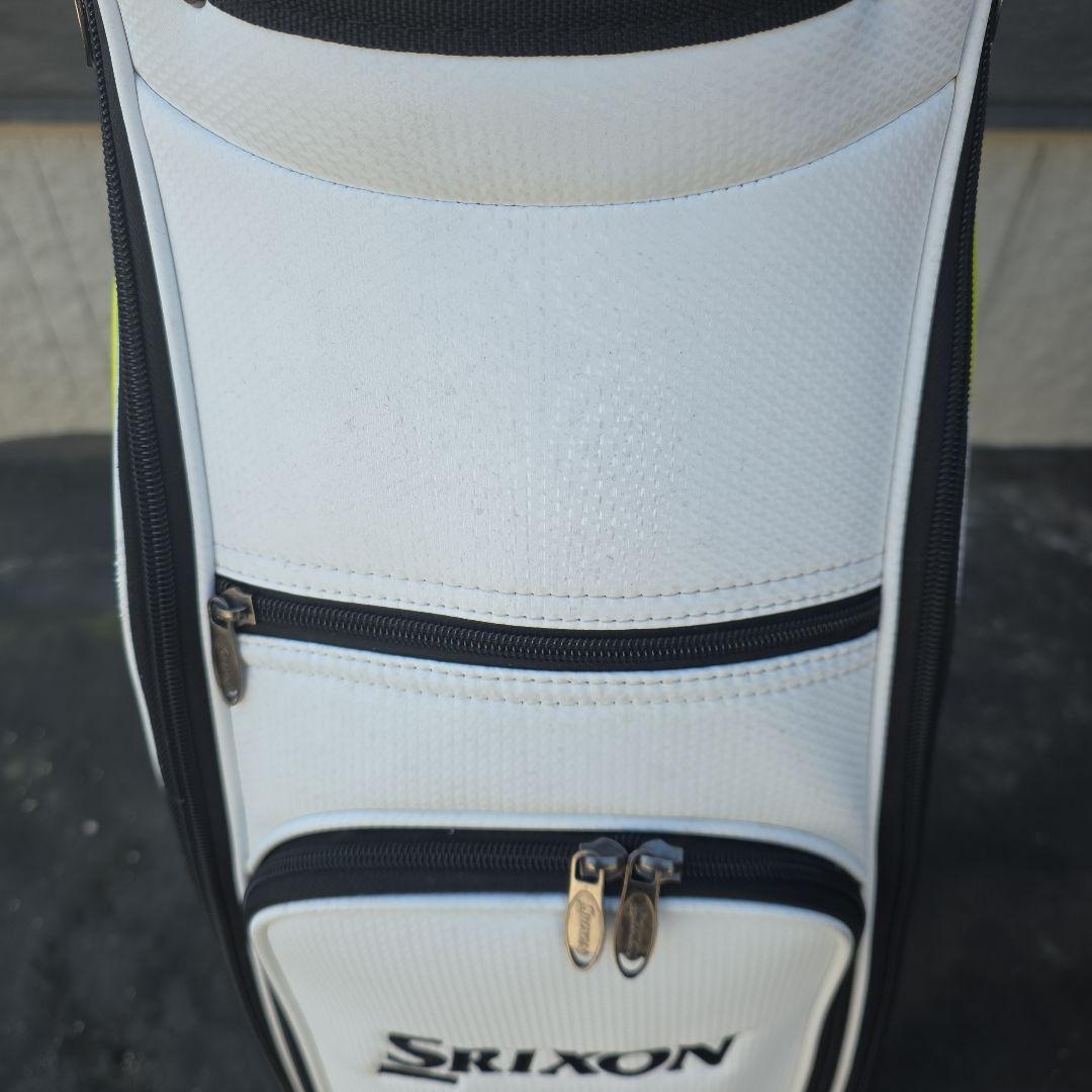 Srixon キャディバッグ ホワイト/イエロー