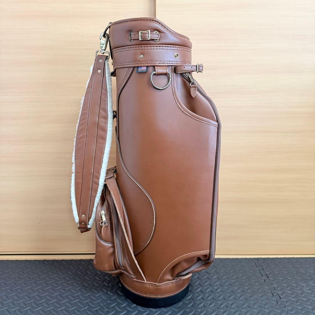 POLO GOLF ポロ ゴルフ 本革 キャディバッグ クラシックモデル 稀少品