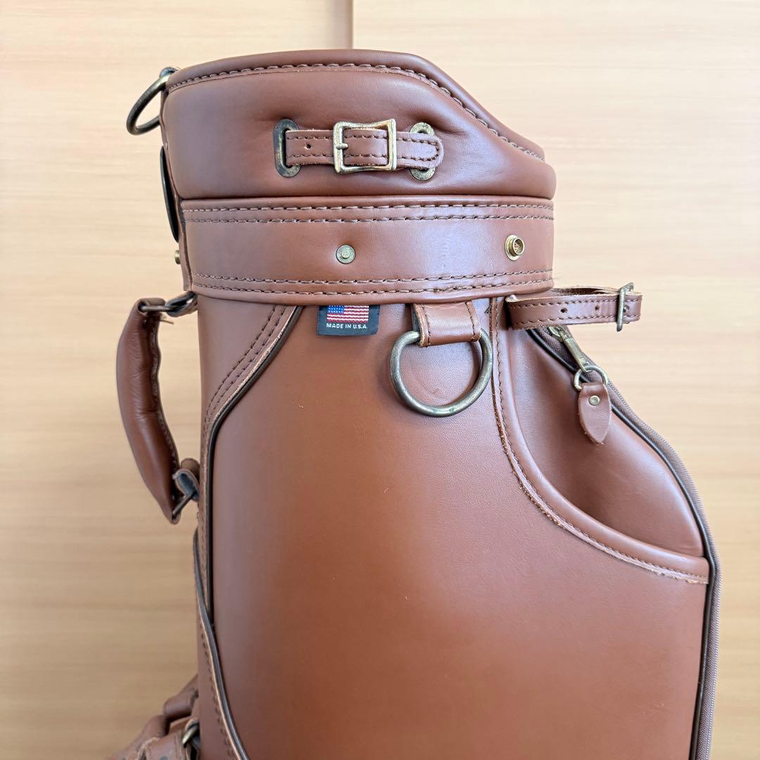 POLO GOLF ポロ ゴルフ 本革 キャディバッグ クラシックモデル 稀少品