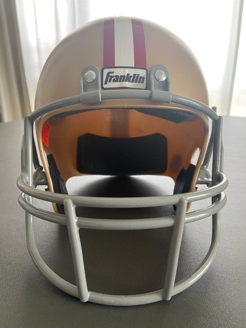 Franklin SF49ersアメリカンフットボール ヘルメット ゴールド