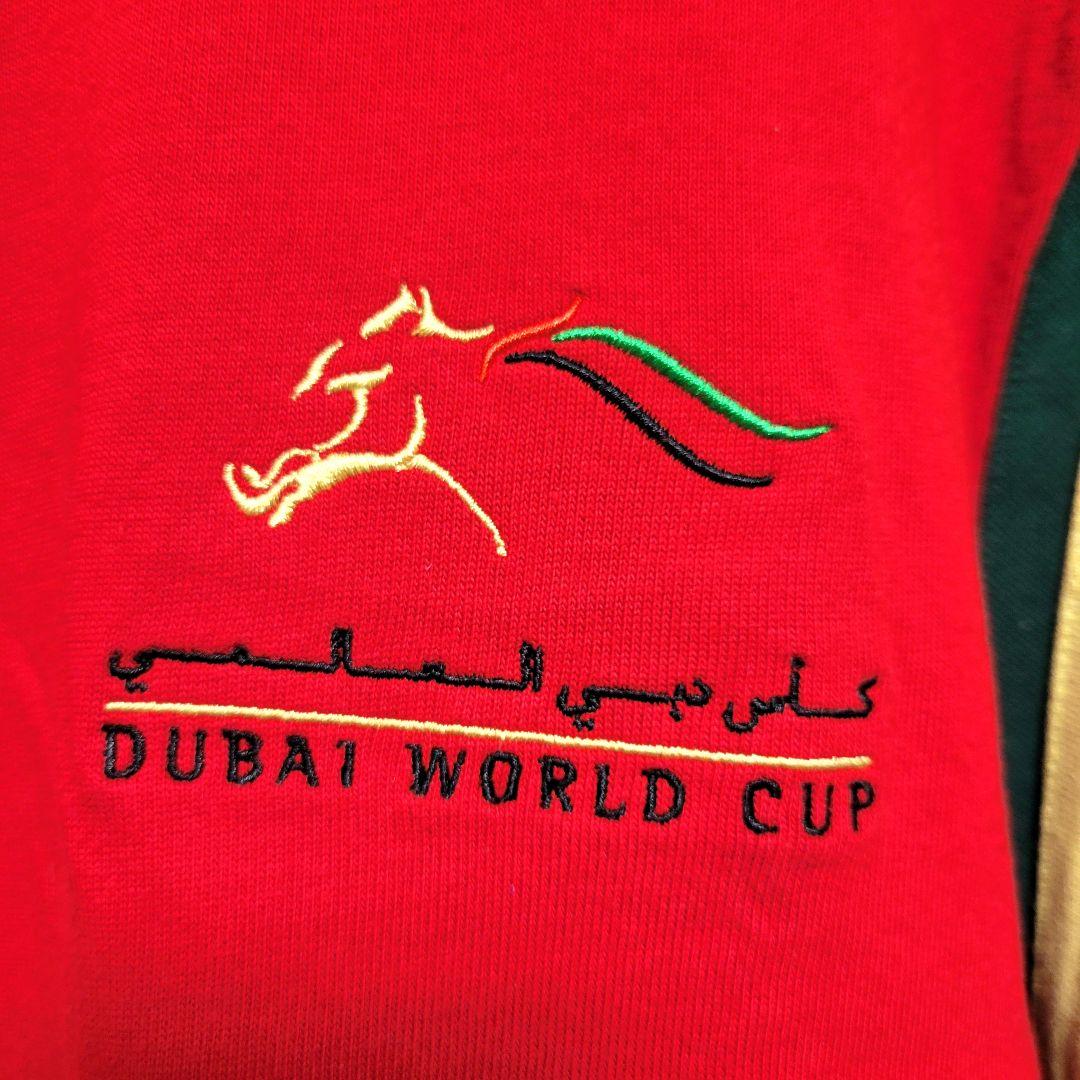 DOBAI 競馬 ドバイワールドカップ Tシャツ 半袖 赤 RED レッド S