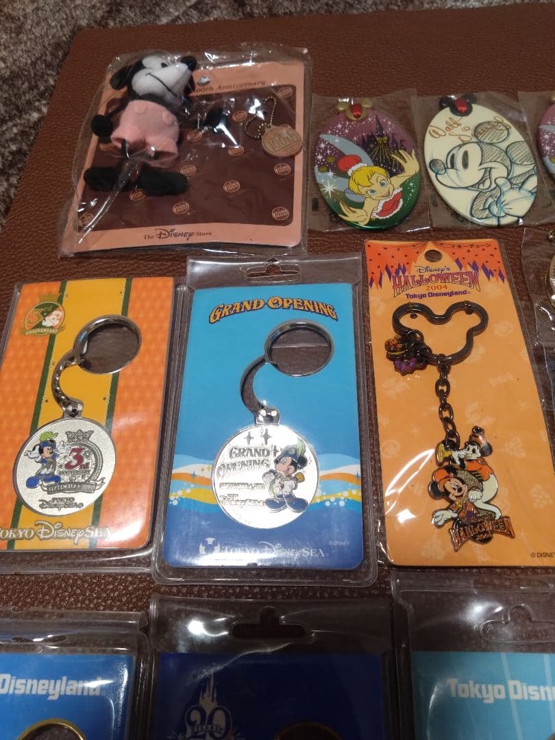 Tokyo Disneyland キャラクターキーホルダーセット 未使用
