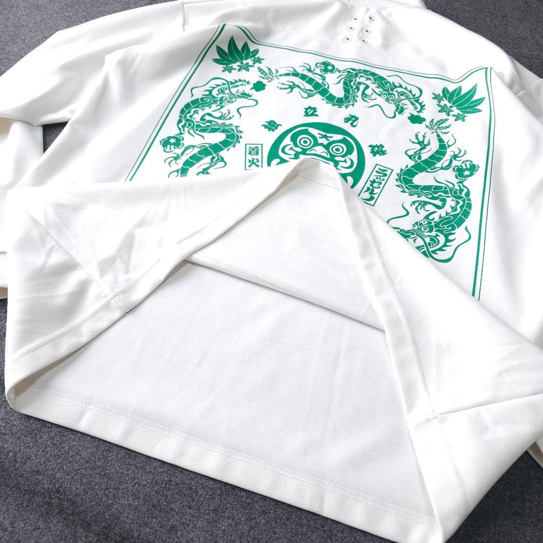 2着セット ラッセルノ 春ニットセーター×モックネックシャツ 7 2XL 3L