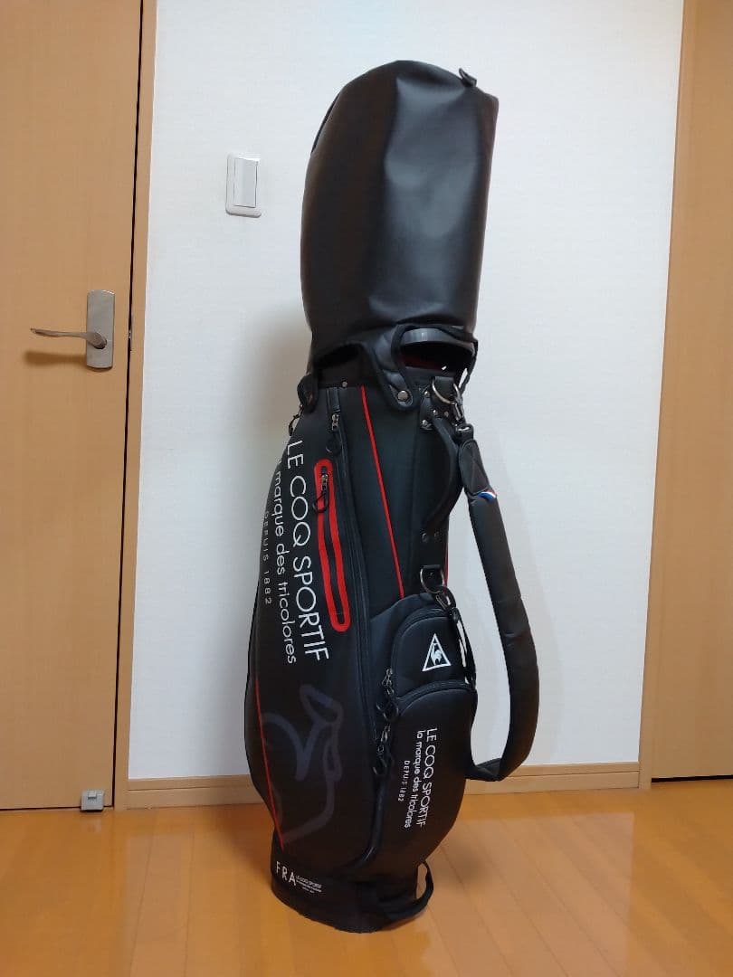 キャディバッグ8.5型　ルコックスポルティフ黒　超軽量