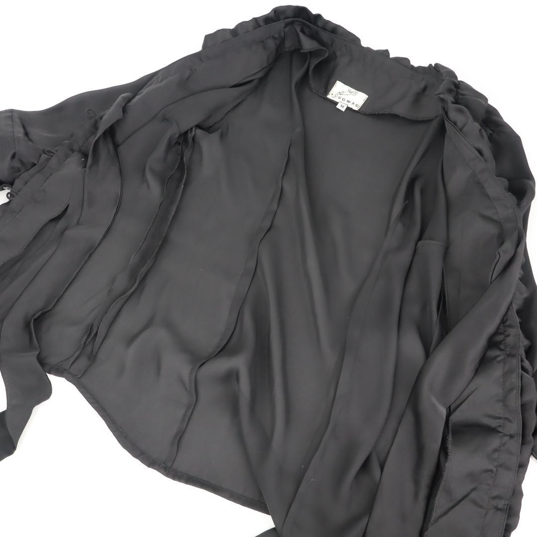 【美品 フラメンコ衣装】半艶オールブラック UGWAG アグワグ ブラウス