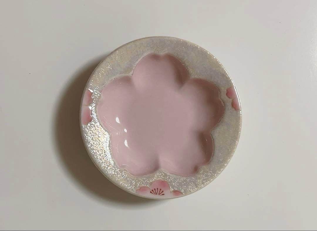 虹彩桜　煎茶碗、小皿セット　［別売り急須］