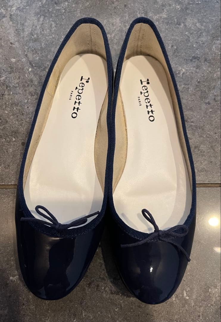 Repettoレペット⭐︎バレエシューズ38ネイビー