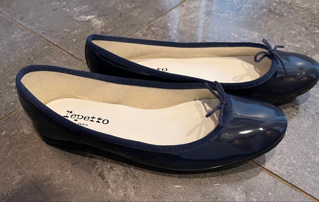 Repettoレペット⭐︎バレエシューズ38ネイビー