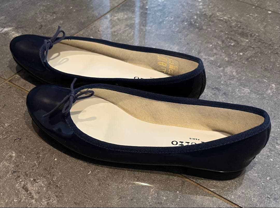 Repettoレペット⭐︎バレエシューズ38ネイビー