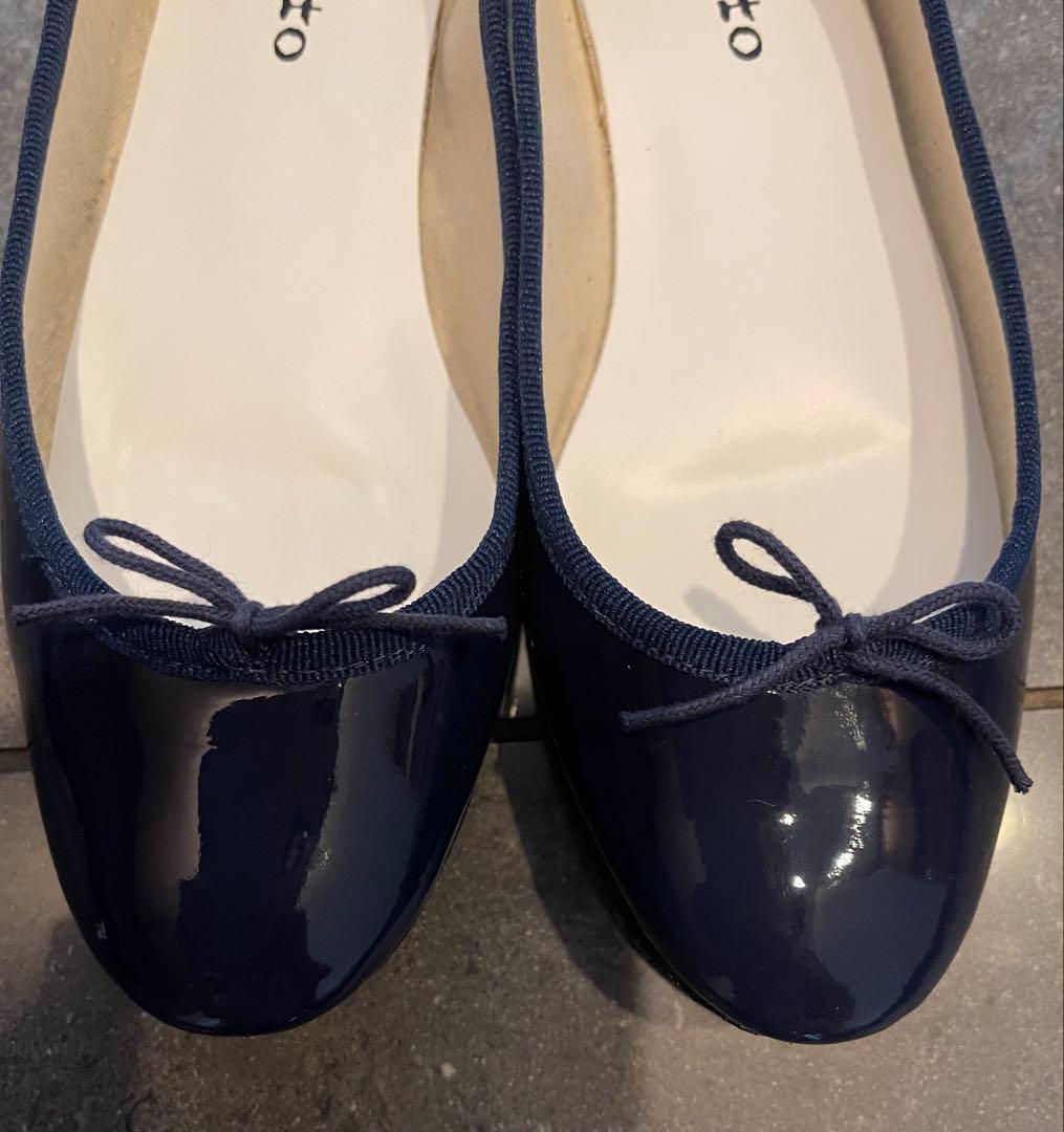Repettoレペット⭐︎バレエシューズ38ネイビー