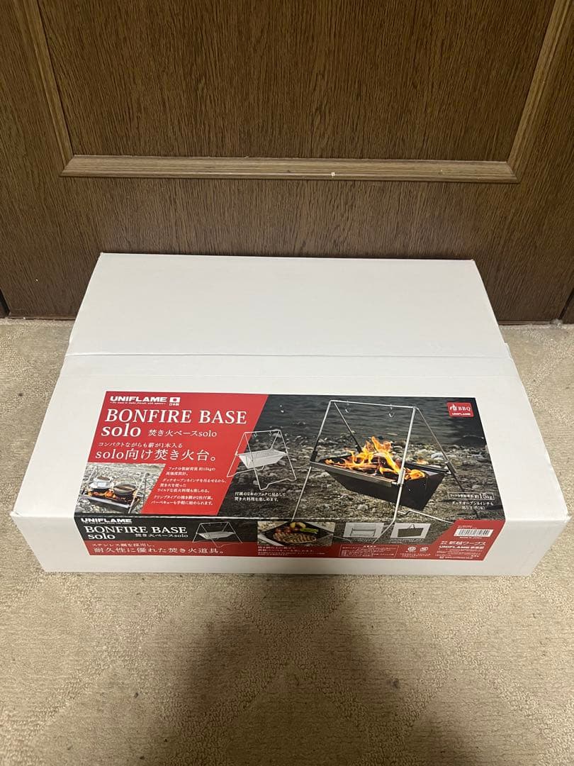 ユニフレーム 焚き火ベース solo 682890 焚き火台 新品未使用品